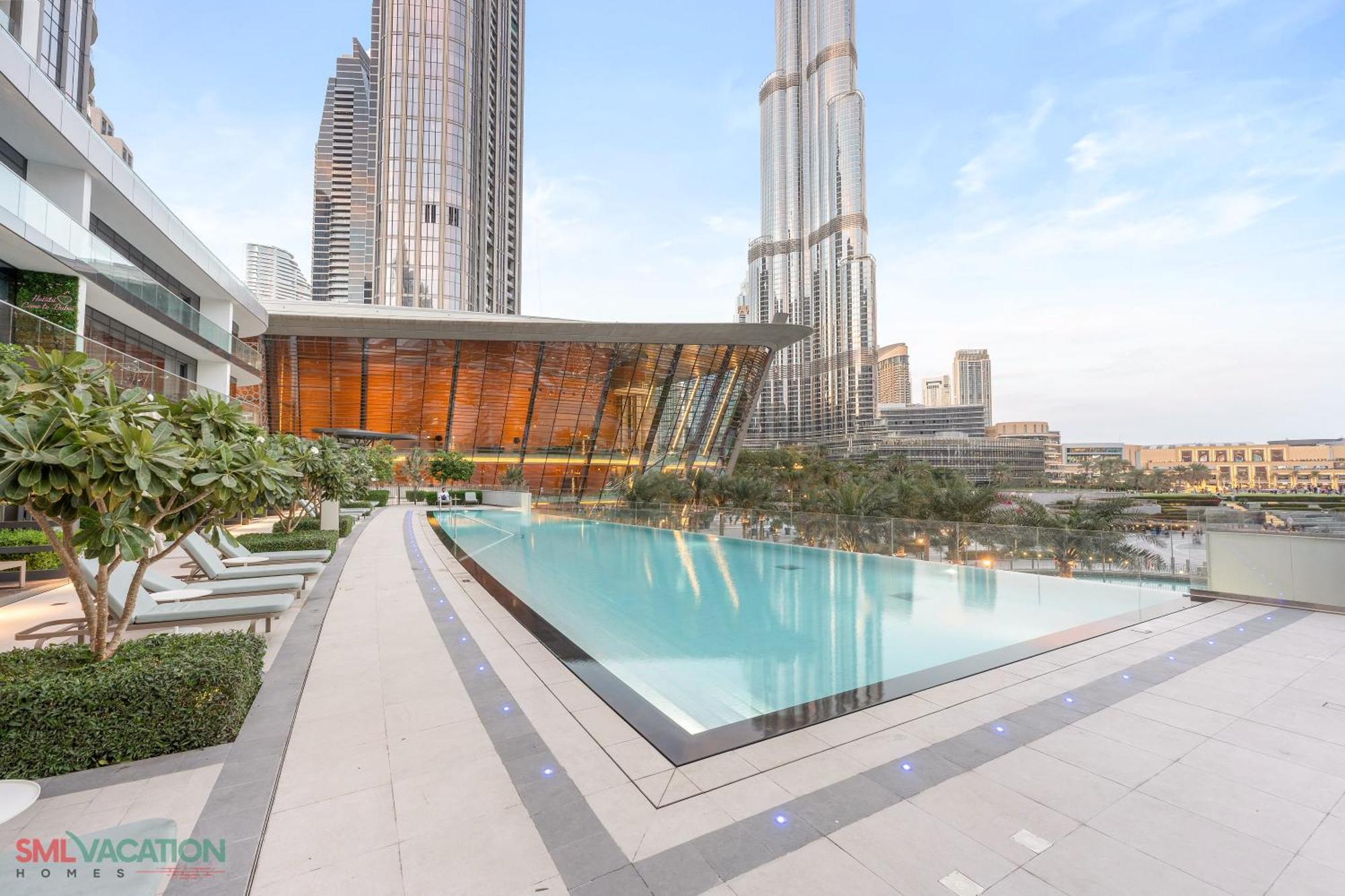Sml Vacation Homes - Sky High Apartments With Burj Khalifa And Dubai Fountain Views At Grande Signature, Downtown Дубай Экстерьер фото