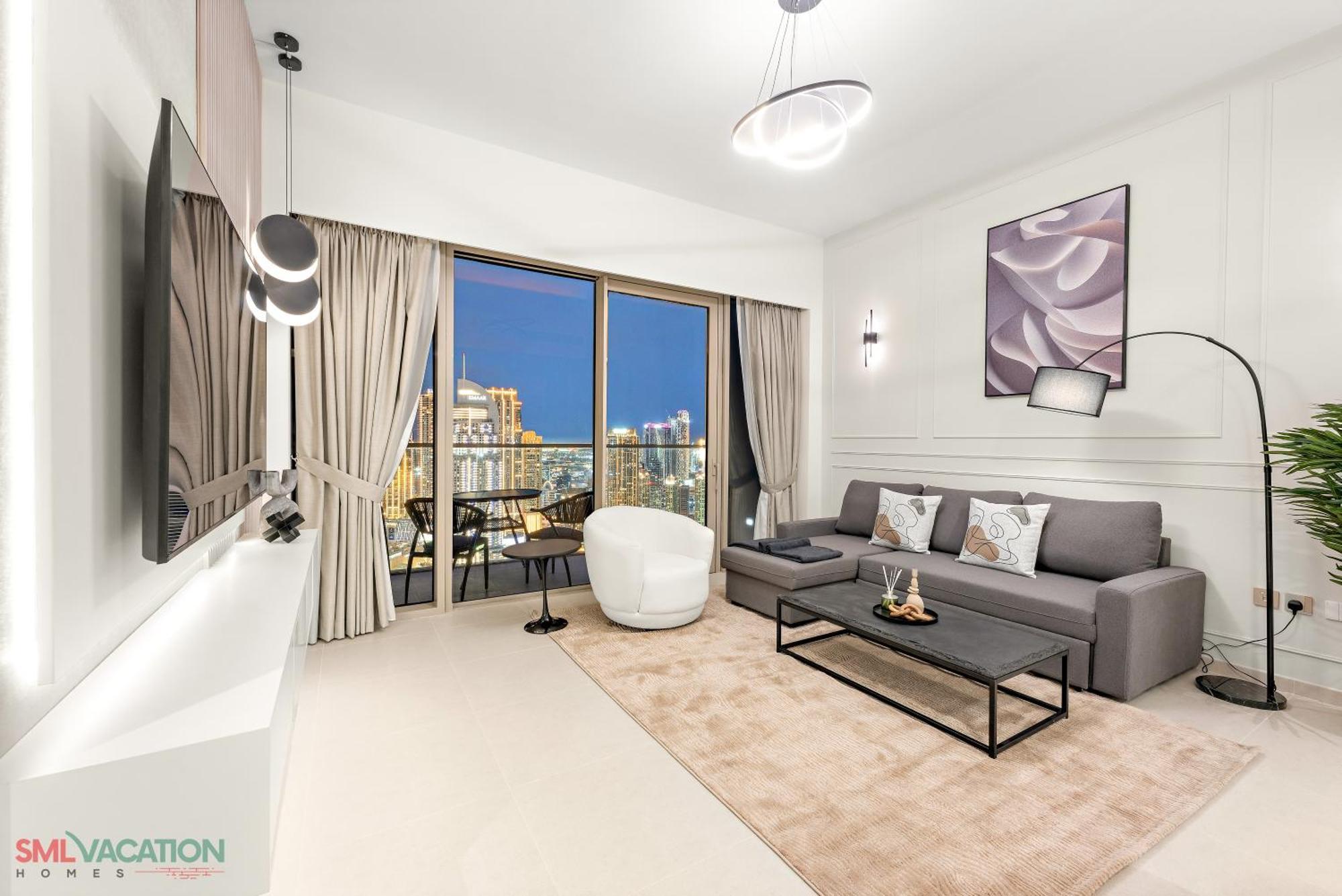Sml Vacation Homes - Sky High Apartments With Burj Khalifa And Dubai Fountain Views At Grande Signature, Downtown Дубай Экстерьер фото