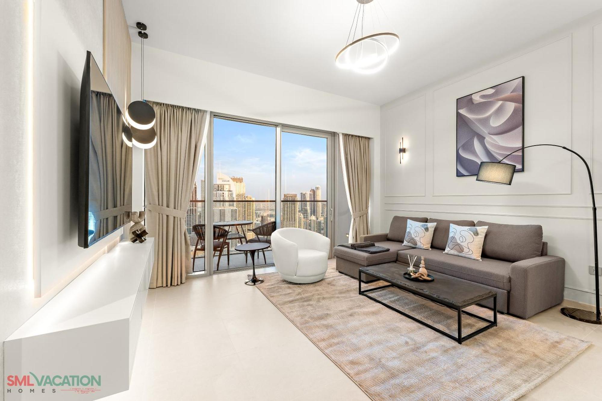 Sml Vacation Homes - Sky High Apartments With Burj Khalifa And Dubai Fountain Views At Grande Signature, Downtown Дубай Экстерьер фото