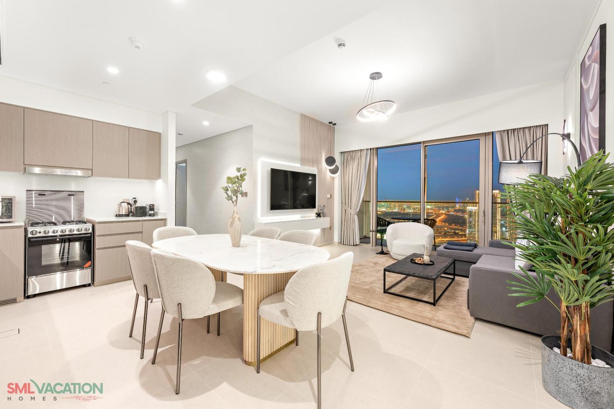 Sml Vacation Homes - Sky High Apartments With Burj Khalifa And Dubai Fountain Views At Grande Signature, Downtown Дубай Экстерьер фото